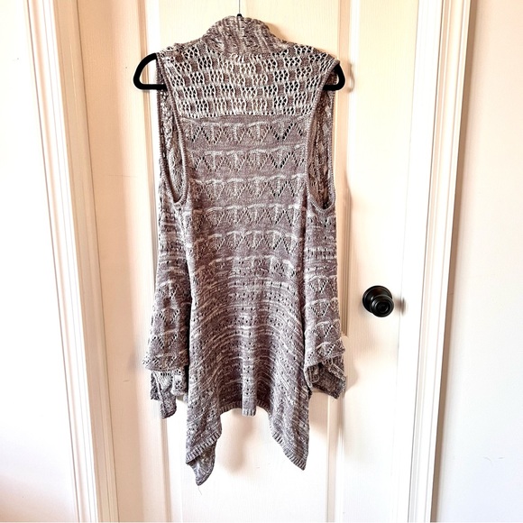 ANTHROPOLOGIE MOTH Lavena Waterfall Open Drape Sweater Vest Cardigan—SZ. XS/S - Picture 14 of 14